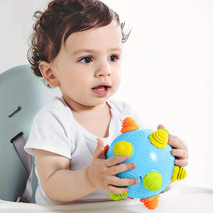 Music Shake Dancing Ball Toy - BPA Free Bouncing Sensory Developmental Ball for Boys And Girls Interactive Electric Rolling Ball with Fun Sounds And Melodies Encourages Jumping And Crawling, Easter