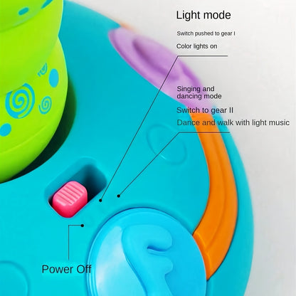 Kids Electric for CATERPILLAR Saxophone with LED Lights & Sound - Dancing Musical Instrument for, Interactive Baby Sensory with - - ( Not Included) - Boys & Girls Birthday/Christmas/Halloween Gifts