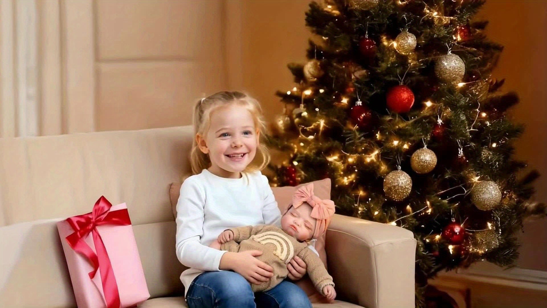 [Soft | Realistic] 20-Inch Soft & Realistic Lifelike Reborn Youngsters Girl Doll | Feeding Set, Realistic Sleeping Pose - Perfect for Youngsters 3+ | Safe & Cuddly Companion