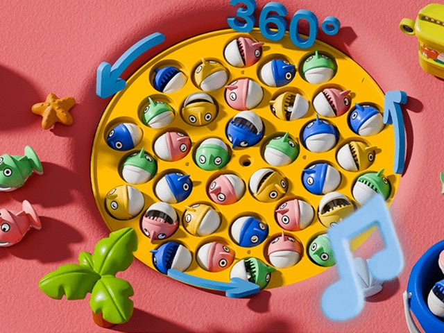 OCEAN 66pcs Magnetic Fishing Game for Kids Toys Boys Ages 3-5 4-6, Magnetic Fishing Toys with Fishing Rods, Birthday Gifts for 3 4 5 6 Year Old Boys Kids, Innovative Toys for Boys 3 to 5 Years 1-8 Players
