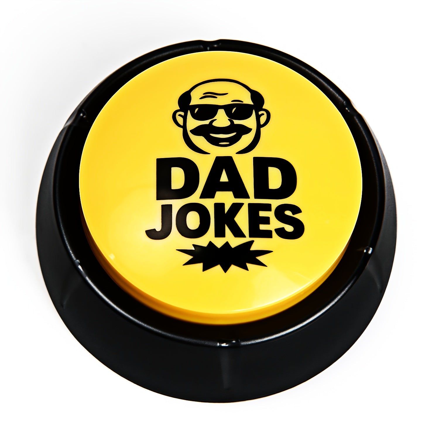 Funny for dad Joke Button, Father'S Day Gift, Gag Gift for Men, A Push of Button for Hilarious Jokes, White Elephant Gift for Dad, Christmas Stocking Stuffer, Birthday Gift from Daughter, Prank Toys for Age 14+