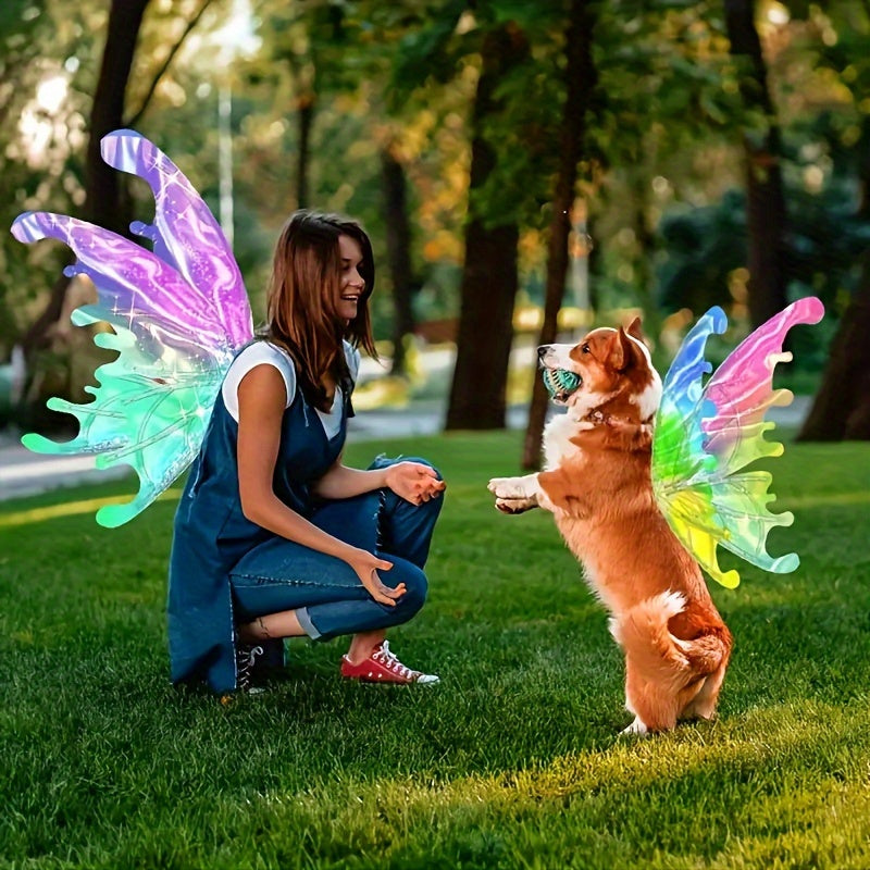 Fairy Wings LED Butterfly Wings, USB Rechargeable LED Fairy Wings