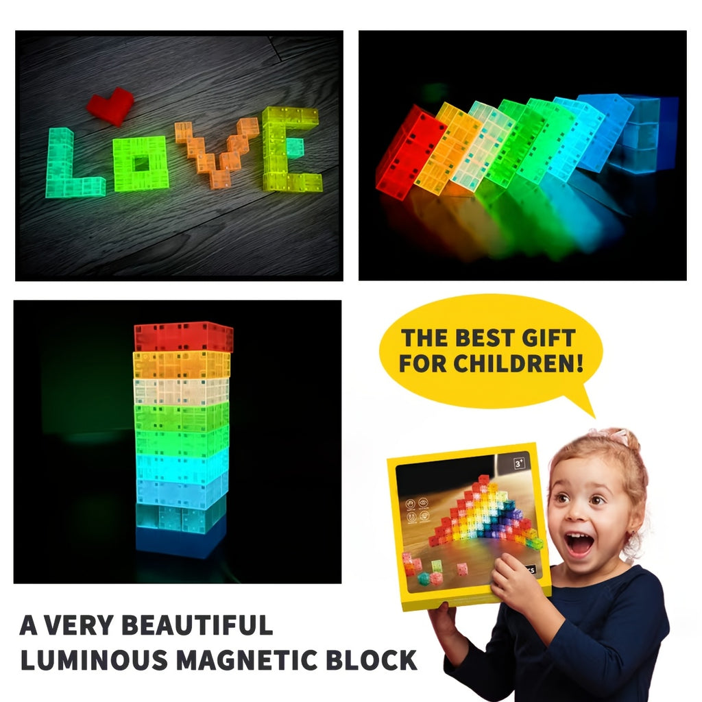 54pcs Magnetic Blocks, Magnetic Toys, Toys, Magnetic Cubes Blocks Building, Toys for Kids
