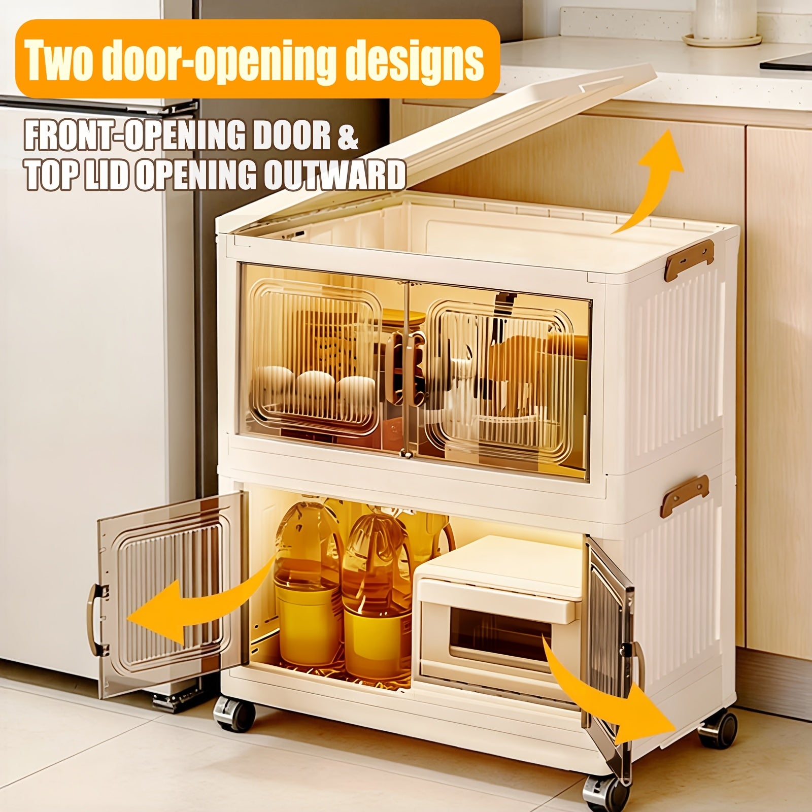 Curio Display Cabinet, Clear Acrylic Glass Door Blind Box Figure Display Case, Dust-Proof Showcase And Toy Storage Organizer Great for Retail Shelving And Retail Display Stands, Living Room Suitable for Mini Toys, Collectibles