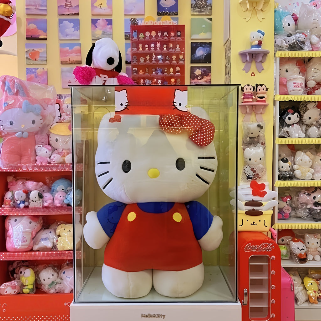 Sanrio Hello Kitty Large 40cm/ 15.75inch Plush Doll, Kitty Cat Stuffed Toy, Creative Pillow, Cute Anime Doll, Toy, the Best Choice for Holiday Gifts