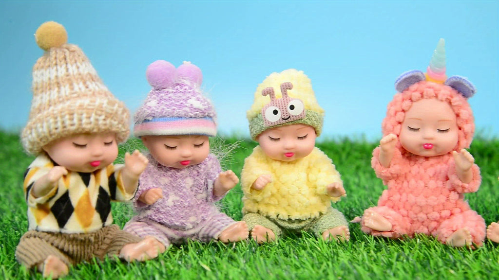 [Christmas Gift] 8 Pack Mini Baby Dolls - 4 Inch Lifelike Baby Dolls for Girls, New Year's Gift, Christmas Gift for Girls 3-6, 6-12