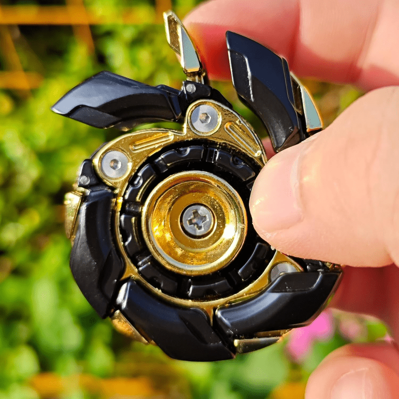COSSIFY Metal Daily Stress Relief Toy Set - Fidget Spinner Theme: Portable Stress Relief Spinner, Cool Decompression Toy, Anxiety Relief Tool, Creative Design, Exquisite Craftsmanship, Relaxation And Focus Aid for Teens, Best Mini Metal Toy for Men