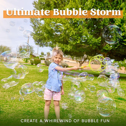18pcs Giant Bubble Wands Set Bulk, Large Bubble Maker with Tray & Solution, Summer Outdoor Kids Toys, Perfect for Easter Party Favors, Birthday Gifts & Outdoor Game Activities