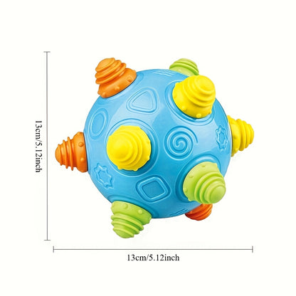 Music Shake Dancing Ball Toy - BPA Free Bouncing Sensory Developmental Ball for Boys And Girls Interactive Electric Rolling Ball with Fun Sounds And Melodies Encourages Jumping And Crawling, Easter