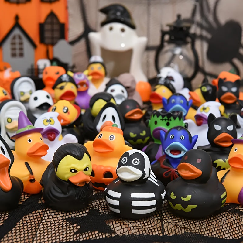 [Party Favor Duck Toys] Rubber Duck Toys - 20/100pcs Novelty Squeeze Ducks Bulk Duckies, Party Favor, Goodie Bag Fillers, Style Design Ducks Toys for Decor