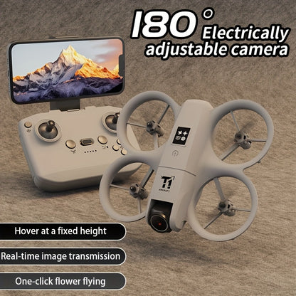 2026 Upgraded 4K Remote Control Drone, One-Key Return with Auto-Hover, Long-Endurance UAV with Two Rechargeable Batteries, Shockproof and Anti-Collision Design, One-Key Tumbling, Optical Flow Vision Auto-Hover Function, WiFi Real-Time Image