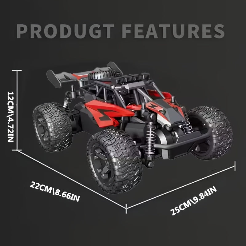 All-Terrain Toy Vehicle, 2.4Ghz Remote Control, Sturdy Alloy Construction, Safe Design for Kids And Adults, a Fun Gift for Boys, High-Speed Remote Car, Available in Red And Yellow