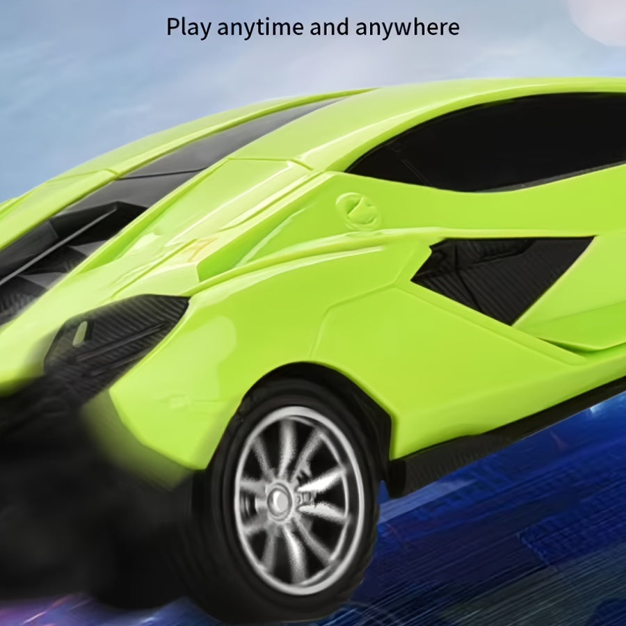 1:24 Four-Channel Remote Control Car Toy Simulation Model with LED Lights, High-Speed Drift Remote Control Cars, Birthday Gifts Christmas, Halloween Gifts
