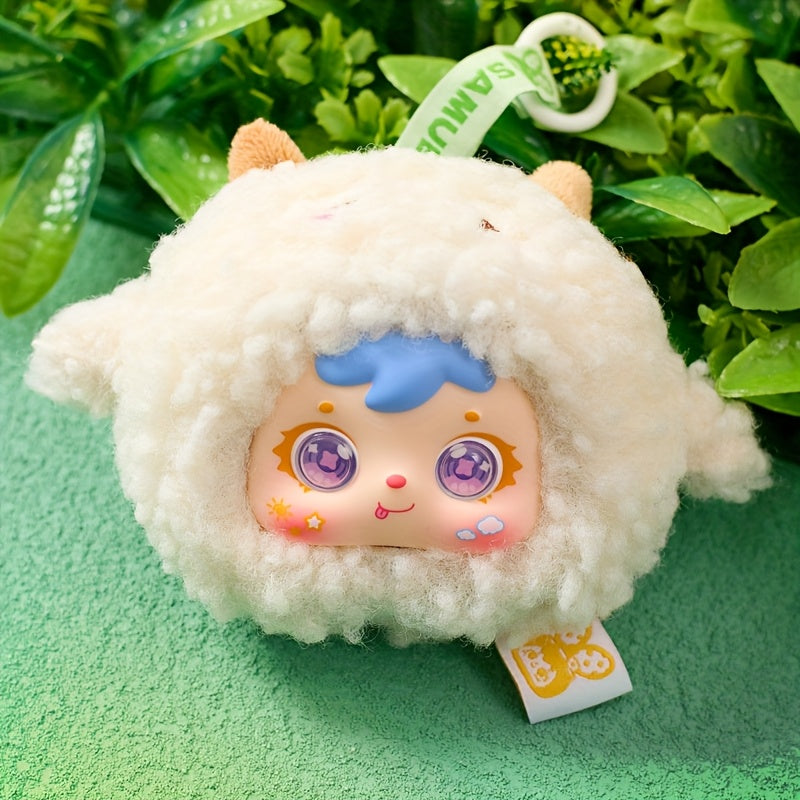 [Plush Home Decoration] Samuel Small Animal Series Dolls, Furry Dolls With Big Eyes And Animals, Plush Animals For Home Decoration, Plush Home Decoration | Cute Animal Ornaments | Charming Design Styles Randomly Selected