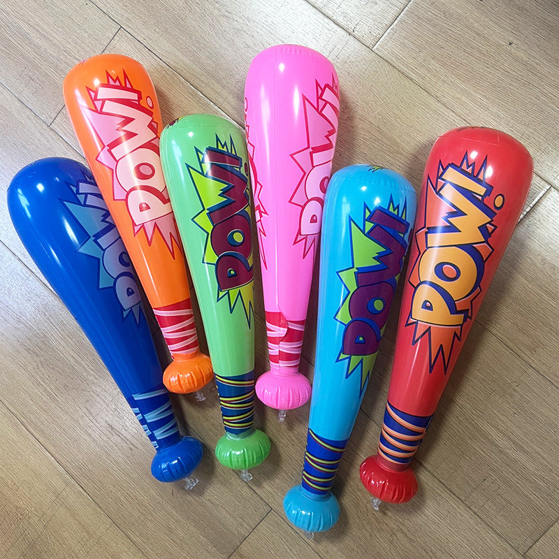 [Independence Day Carnival] 16pcs Independence Day Inflatable Baseball Bat Cartoon Style Colorful Cheering Stick Party Atmosphere Props Are Suitable for Independence Day Carnival/sports Events/outdoor Celebration Scenes