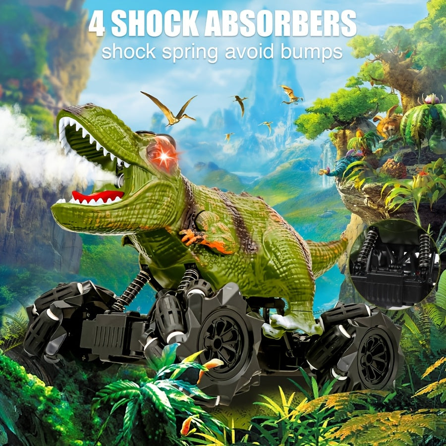 Monster Stunt RC Car, Monster Truck Toys Remote Control Car, Monster Stunt Toy Car, Stunt Drift W/Lights, Sound And Spray, Indoor Outdoor All Terrain Motorized Toys, Gift for 6+ Children, Christmas