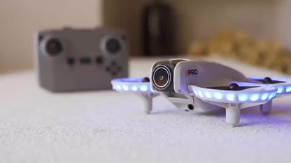 2026 Upgraded 4K Remote Control Airplane, Automatic Hover One-key Return, Two Rechargeable Batteries Long-endurance Drone, Shock And Collision Design, One-key Roll, Optical Flow Vision Automatic Hover Function, WiFi Real-time Return Of Images