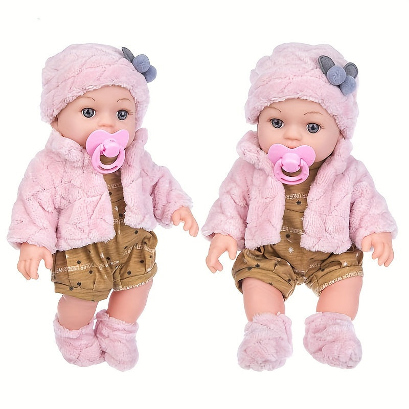 30cm/12inch Reborn Doll with Set Hat Socks Pacifier, Children Toys, Festival Gift