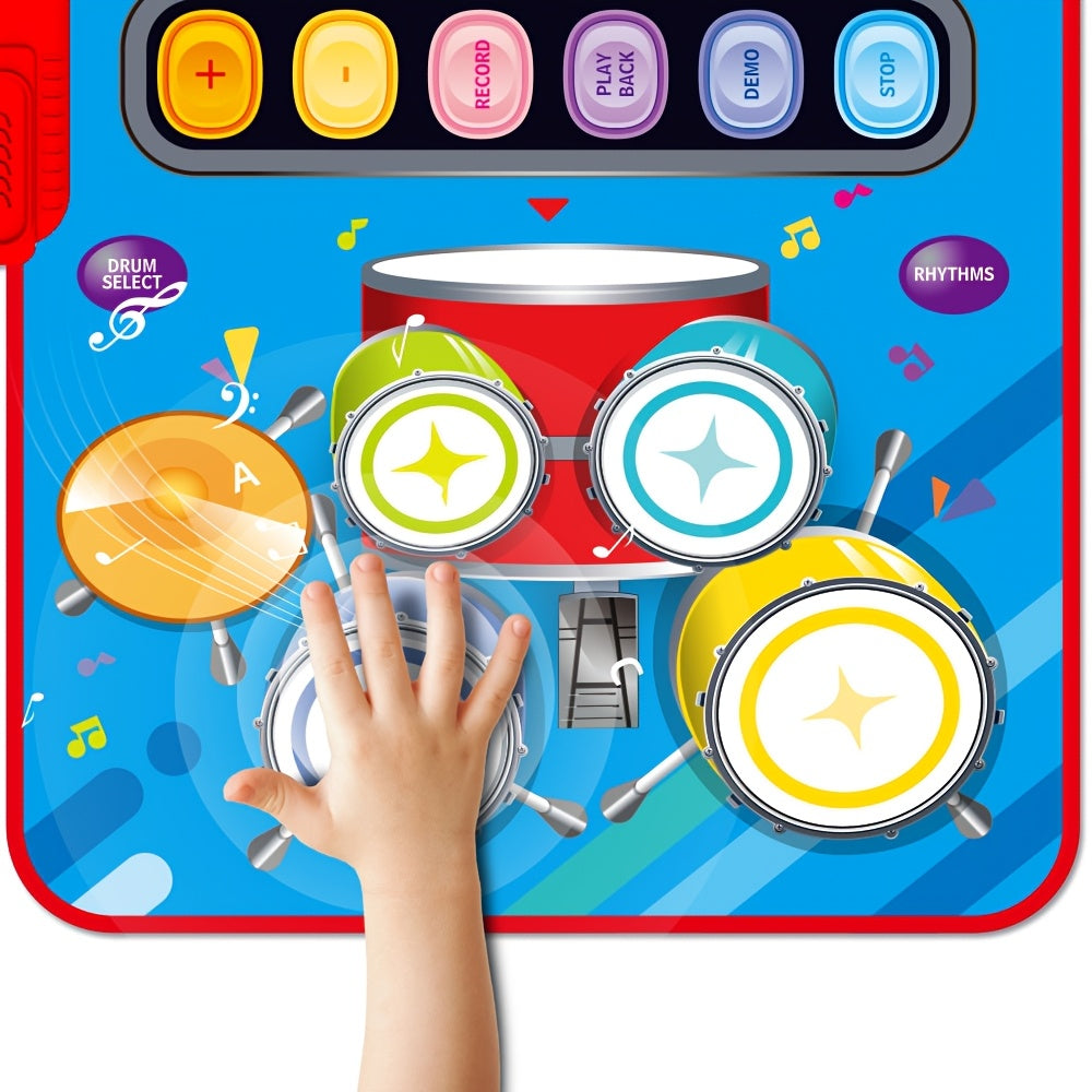 Multifunctional Electronic Drum Music Mat for Kids, Designed for Skill Development And Family Bonding
