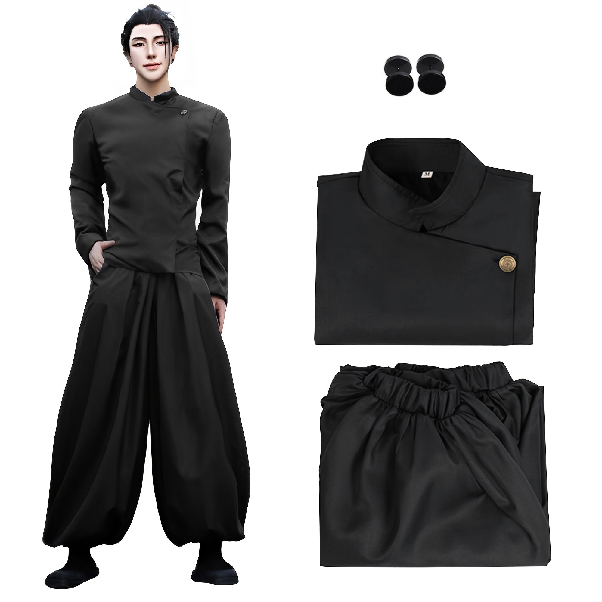 [Cosplay Costume Set] High School Satoru Cosplay Costume Uniform for Men Cosplay Outfit Set