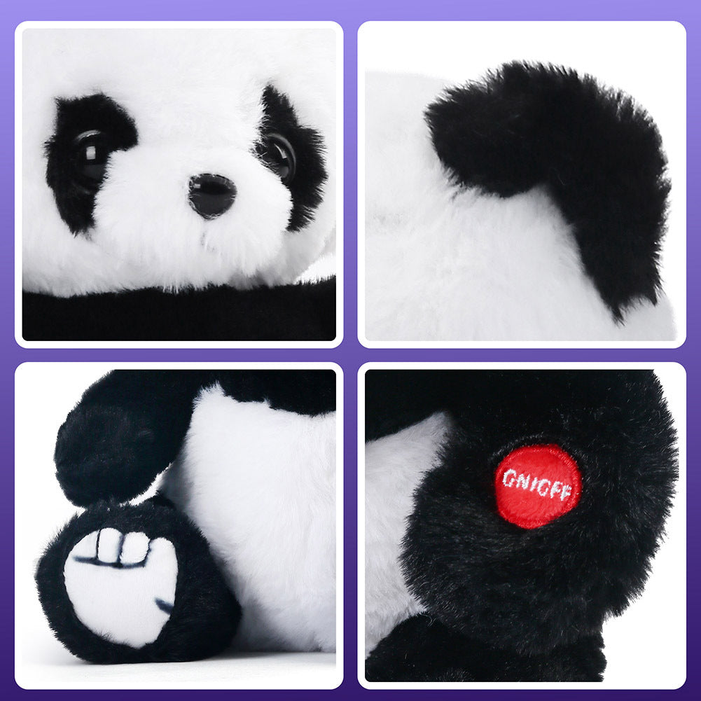 12'' Light Up Panda Stuffed Animals, Kawaii Panda Bear Plush with LED Light, Hugging Toy Gift for Kids Birthday Gift For Boys Girls, Christmas Gifts,Home Decor,Mother's Day