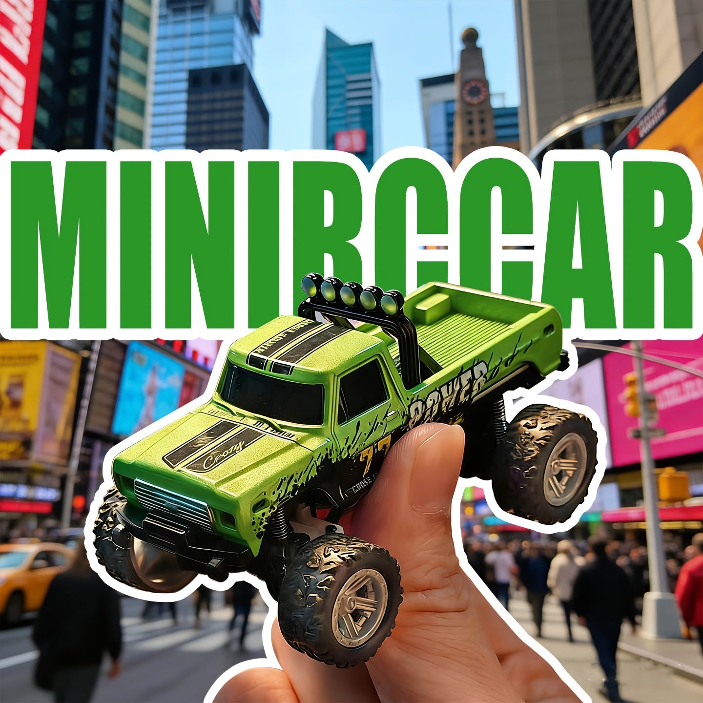 Remote-Controlled Car Toy with Alloy Body & Shock-Absorbing Chassis - Off-Road Vehicle Suitable for Boys, Outdoor/Indoor Racing, - ( Metal Frame) - Christmas/New Year Gift, Speed Races & Coordination Training