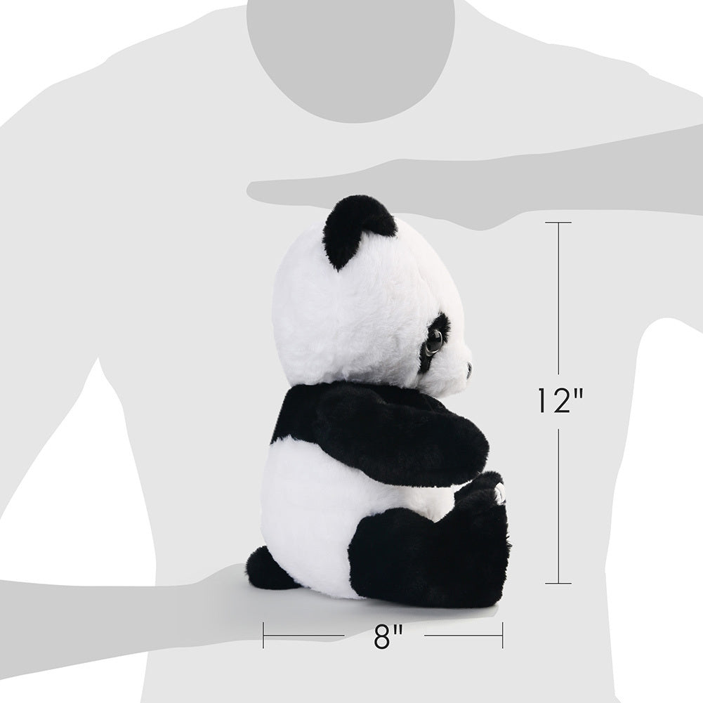 12'' Light Up Panda Stuffed Animals, Kawaii Panda Bear Plush with LED Light, Hugging Toy Gift for Kids Birthday Gift For Boys Girls, Christmas Gifts,Home Decor,Mother's Day