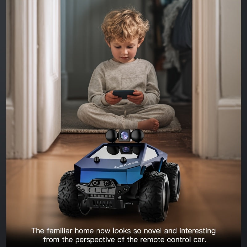 1:28 Scale RC Car Off-road Pickup Truck with 480P HD Camera, 2.4GHz App Control Virtual Reality Function RC Racing Car, 2 Rechargeable Batteries Monster Truck Toys for Adults, Adult Kids Holiday Gift
