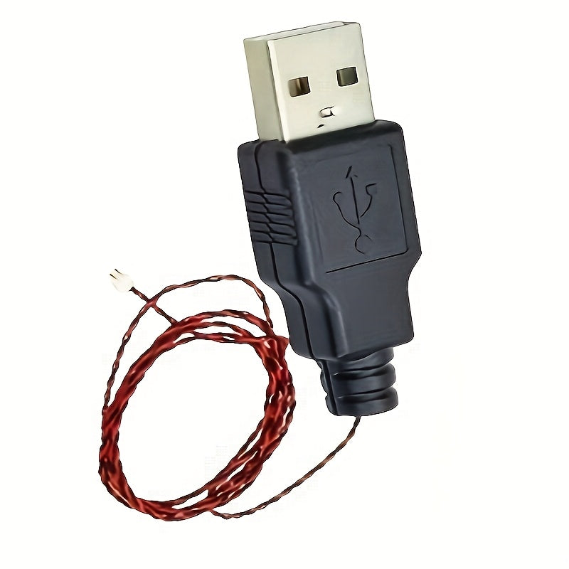 LYBMTWF 11.81/19.69inch USB Cable for Do-It-Yourself, Illuminate Your Bricks, Energizing The Lighting