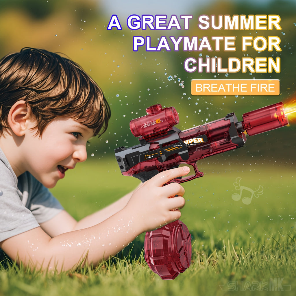 New Electric Water Gun Toy, Automatic Water Gun, Large Capacity Water Gun, Perfect Outdoor Water Gun for Summer at The Swimming Pool, Beach, Lawn - Fun Gift, Birthday Party Present