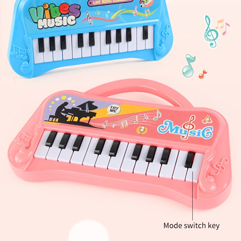 1pc, 13-Key Kids Piano Keyboard, Portable Electronic Music Toy For, Educational Birthday & Christmas Gift for Boys And Girls, Halloween Party Favors