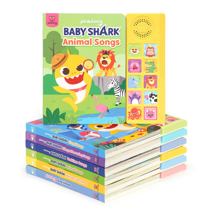 Baby Shark Animal Songs 10 Button Sound Book, Pinkfong Baby Shark Nursery Rhymes Children's Sound Books, Interactive Learning Books for Toddlers, Learning & Education Toys, Baby Shark Gifts for Kids