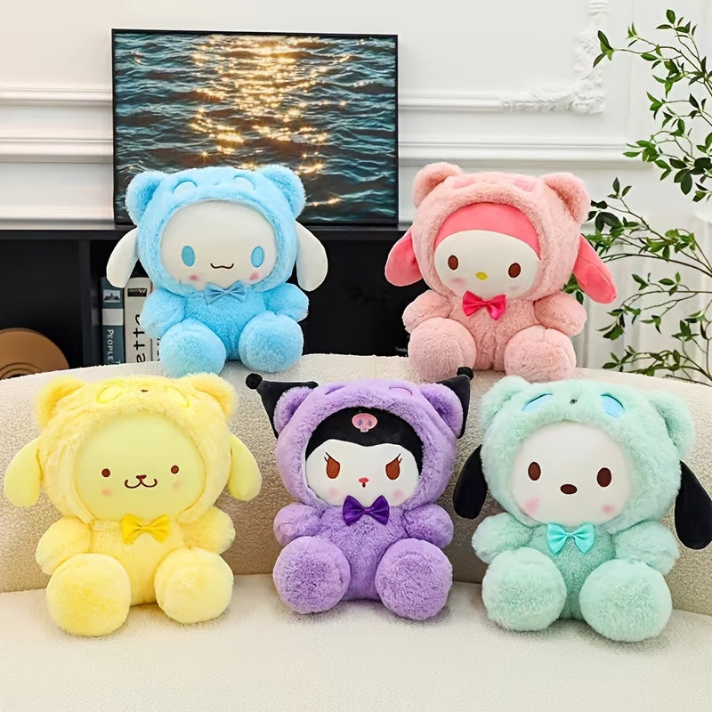 Sanrio Hello Kitty Series Plush Dolls, Including Cinnamoroll, Kuromi, My Melody, Into White Bears And Big-Eared Dogs, Are The Best Choice As Holiday Gifts for Friends. Easter