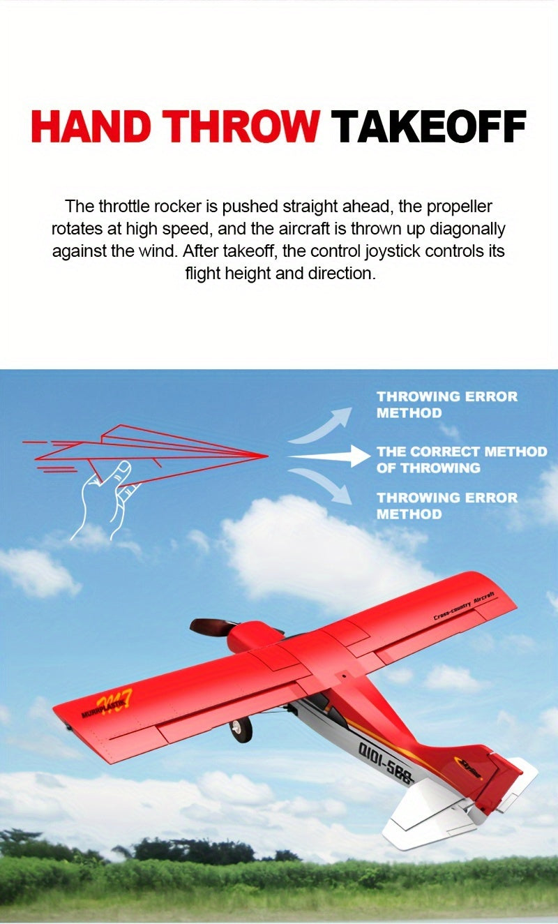 M7 Off-road RC Plane 6-channel Brushless Remote Control Airplane Fixed Wing with 6-Axis Gyro 3D Stunts EPP Foam Aircraft Model Toys, Outdoor Rc Flying, Hobbyist Aircraft, Aerobatic Plane, Lightweight Airplane, Highperformance Motor, Gyroscopic