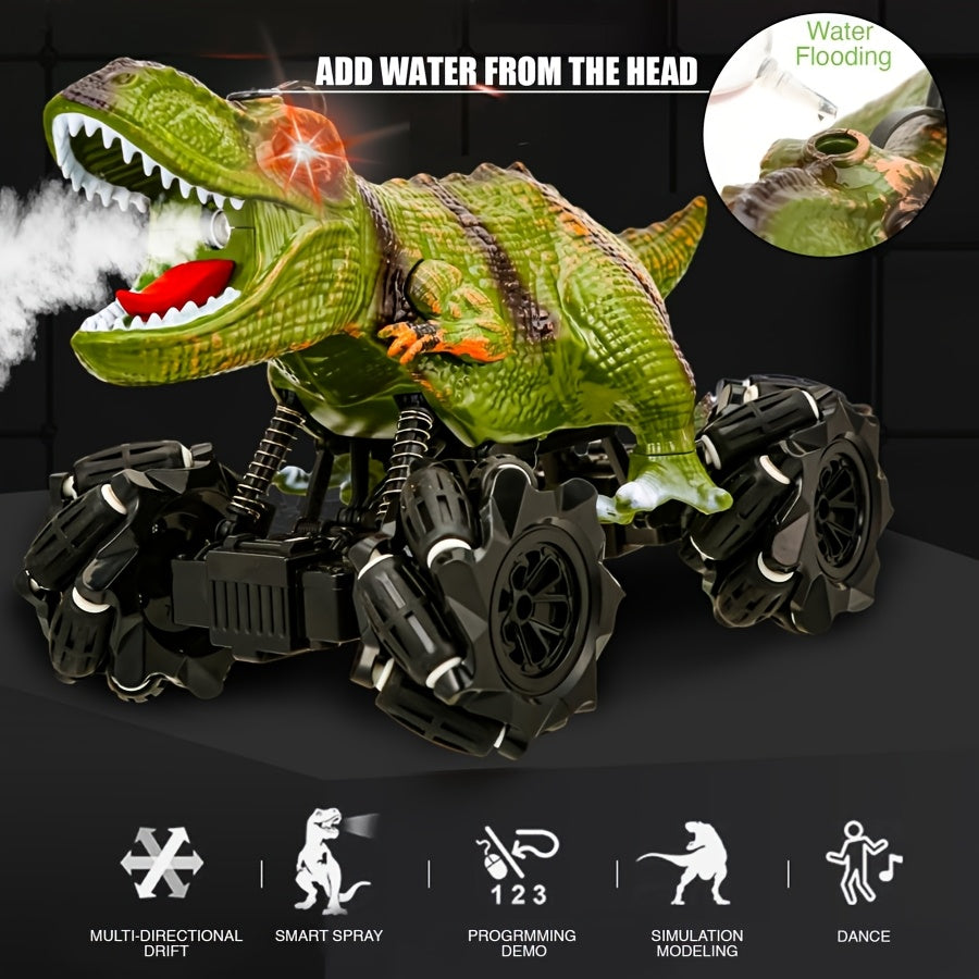 Monster Stunt RC Car, Monster Truck Toys Remote Control Car, Monster Stunt Toy Car, Stunt Drift W/Lights, Sound And Spray, Indoor Outdoor All Terrain Motorized Toys, Gift for 6+ Children, Christmas