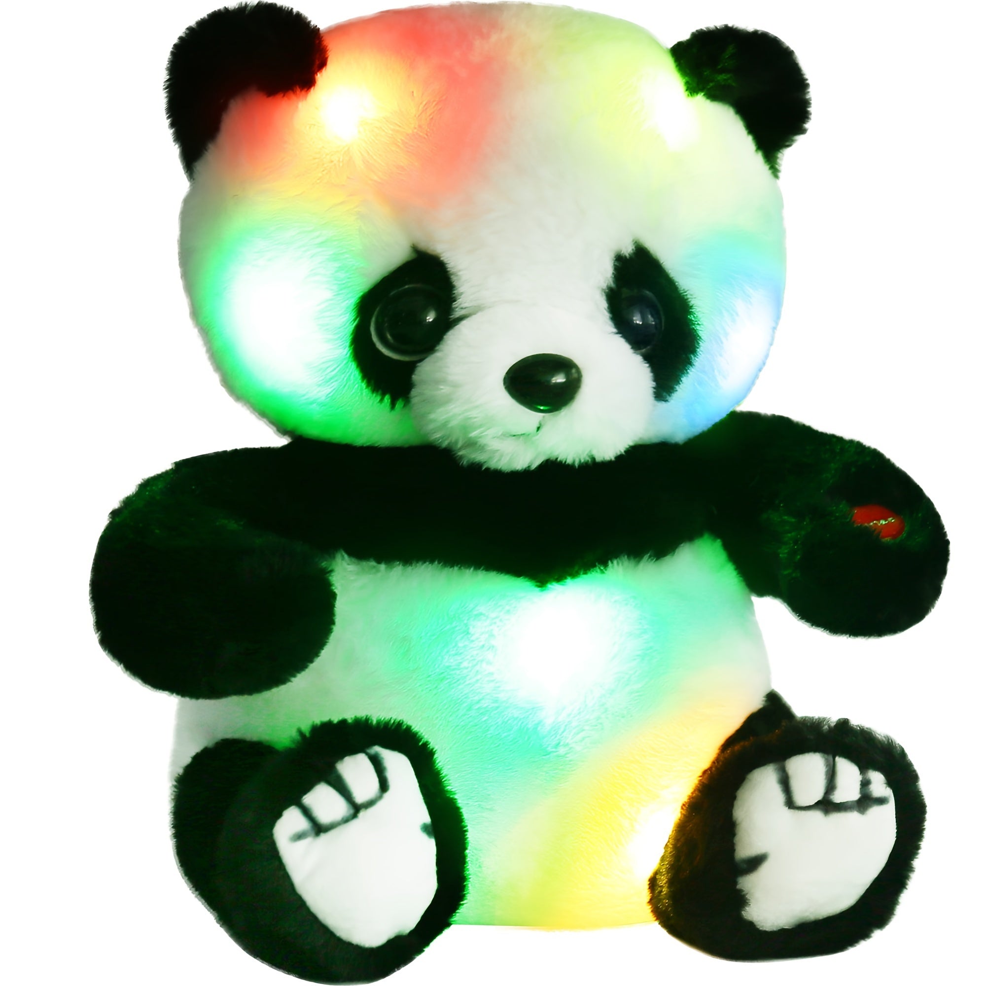 8/12 Inch Light Up Panda Stuffed Animals, Cute Panda Bear Plush with LED Light, Hugging Toy Gift for Kids Birthday Gift for Boys Girls, Christmas Gifts, Home Decor, Mother'S Day, Xmas