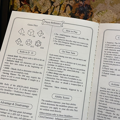 RPG Journal, DnD 2024 5R/5e Premium Sheepskin All-in-One Diary, 100 Pages, Complete Character Sheets, Backstory, Exclusive Game Guide, Treasure Item List, NPC Manager, Quest Logbook, Lined Notes Pages, Spells & Tracking, Character Relationships