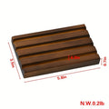 1pc Military Challenge Coin Wooden Display Case 4-Row Solid Wood Coin Rack Holder for Home & Office Decor, Ideal Gift for Collectors, Coin Display Case
