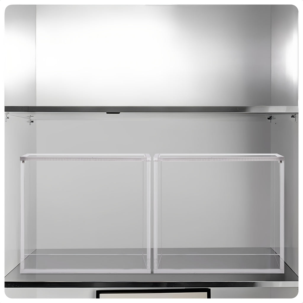3/4/6pcs Magnetic Booster Box Acrylic Display Case 5.8"Lx3.5"Dx5.3"H (NOT For ETB) Thick Protective Acrylic Case Storage Box For Card Collector