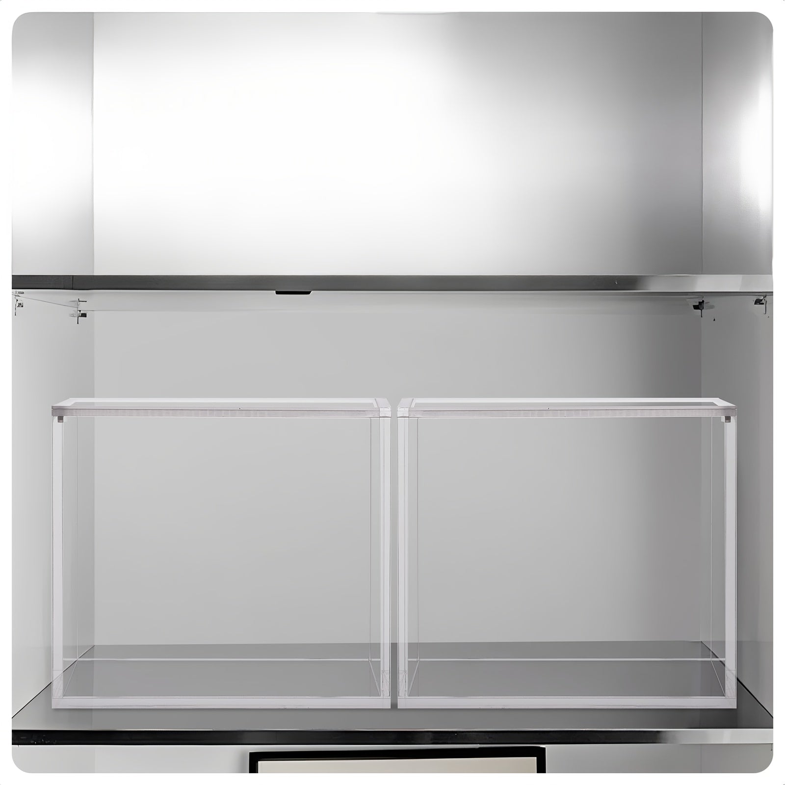 3/4/6pcs Magnetic Booster Box Acrylic Display Case 5.8"Lx3.5"Dx5.3"H (NOT For ETB) Thick Protective Acrylic Case Storage Box For Card Collector