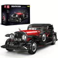 Mould King 10114 Classic Cars Building Kits, MOC Vintage Car Model Building Blocks Set, Gift For Adult Collections Enthusiasts(1308 Pcs )