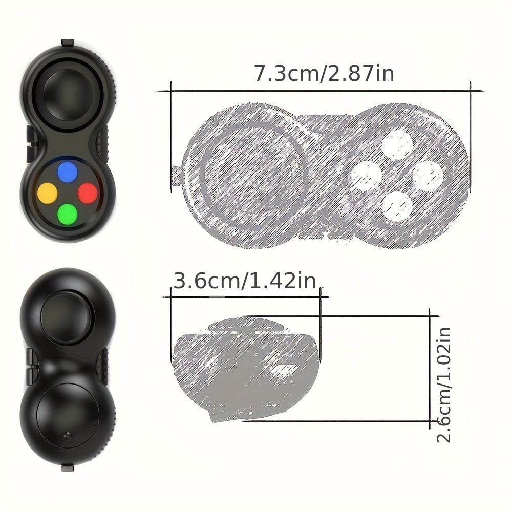 [Retro Classic Fidget Pad] 7pcs Retro Classic Fidget Pad Handheld Game Controller Fun Toys Pack