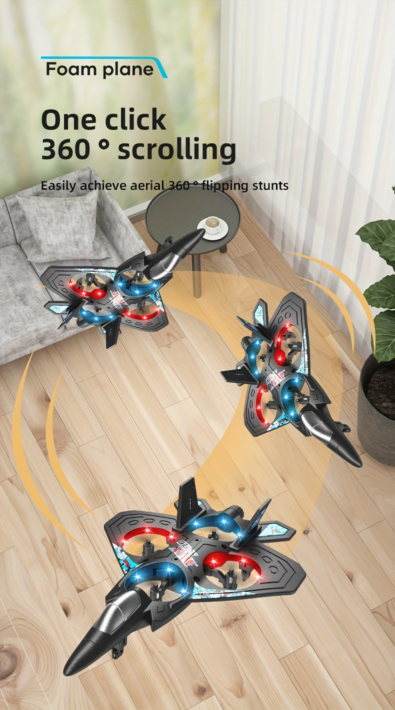 1pc Rechargeable Drone - Airplanes & Jets with Height Hold, Remote Control, Ideal for Beginner, Indoor And Outdoor Toy Gift