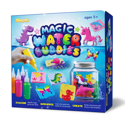Aqua Fairy Water Gel Kit - Magic Water Elf - DIY Squishy Maker Kit - Design Your Own Squishes - Kids Arts & Crafts