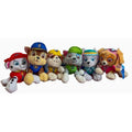Nickelodeon PAW Patrol 6" Plush Toy SET of 6 Characters Marshall Skye Everest Rocky Rubble Chase