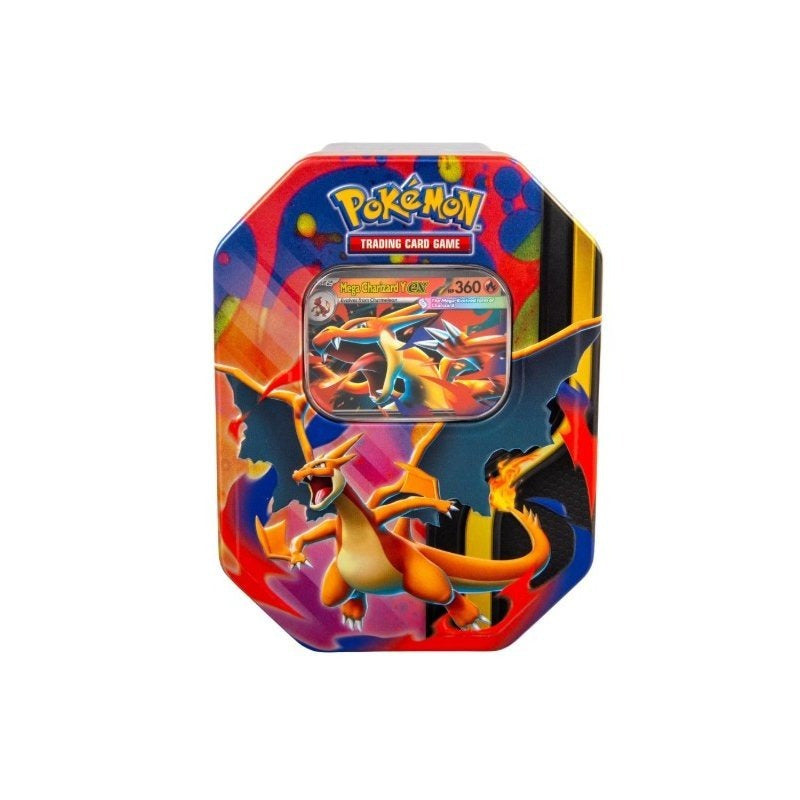 Pokémon TCG: Mega Charizard Tin (4 packs + 1 Promo) [1 RANDOM TIN]