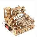 3D Puzzle For Adults, Wooden Ball Track, STEM Project, Two Sets Of Expansion For Male And Female Home Decoration Enthusiasts, High-difficulty Wooden Building Model Holiday Gift Birthday Gift