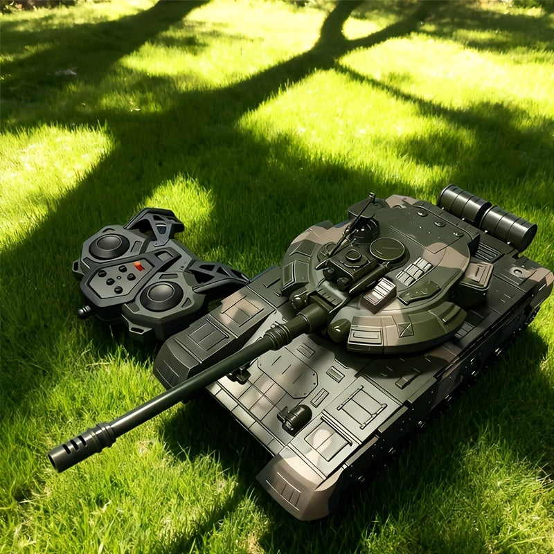 [Christmas Birthdays New Year] 1:16 Remote Control Armored Tank, Collectible Display Piece | Desktop Decoration. Perfect for Christmas, Birthdays, And New Year Gifts. Kids' Toy Tank, Boy Toy. All-Terrain Tracked Armored Vehicle, Tank Car, Tank Model