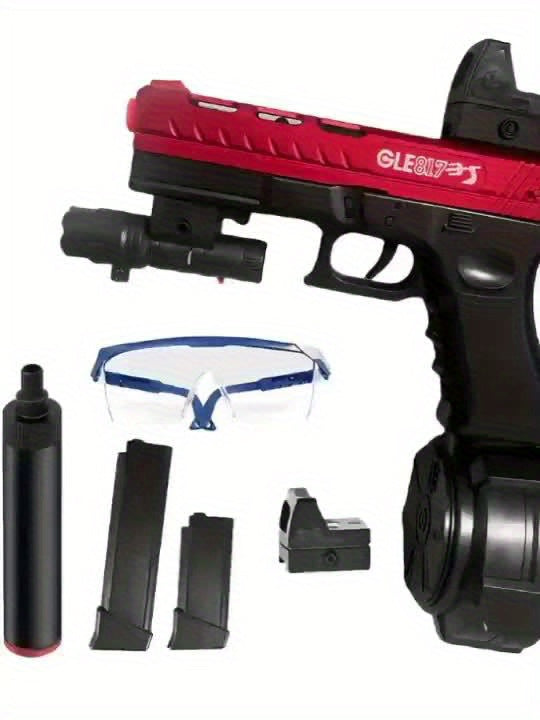 New Toy Gun Electric Full Auto Shooting Toy, Outdoor Sport Interactive Game Toy, Rechargeable Portable Gun Toy High-speed Splash Ball Toy Rifle, Long Battery Life - Suitable for Team Collaborative Game Toys for Outdoor And Indoor Activities.