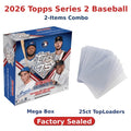 2026 Topps Series 1 Baseball Factory Sealed MEGA Box with (196) Cards +Hobby Pack, Celebrate Topps 75th Anniversary! Look for Autos, Relics, Parallels, RCs & Much More!